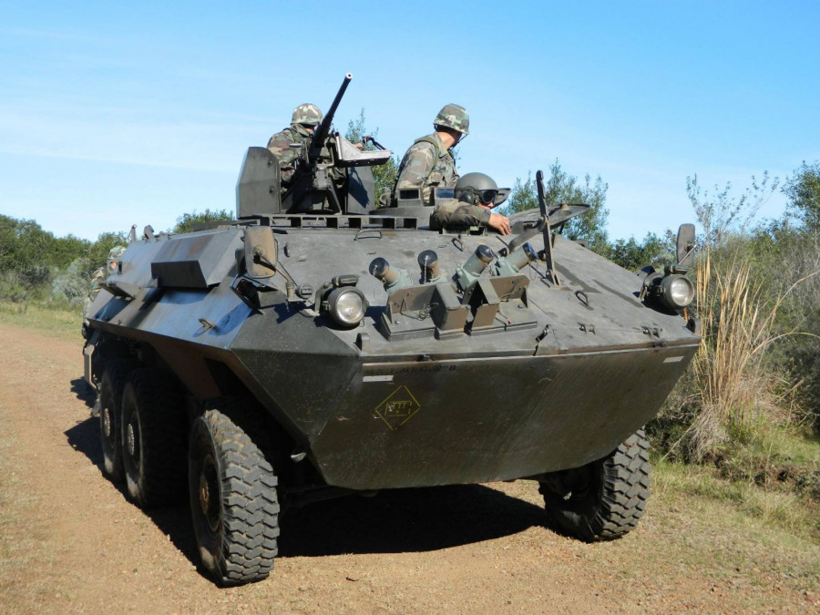Vehiculo AVGP Foto: Ejército de Uruguay
