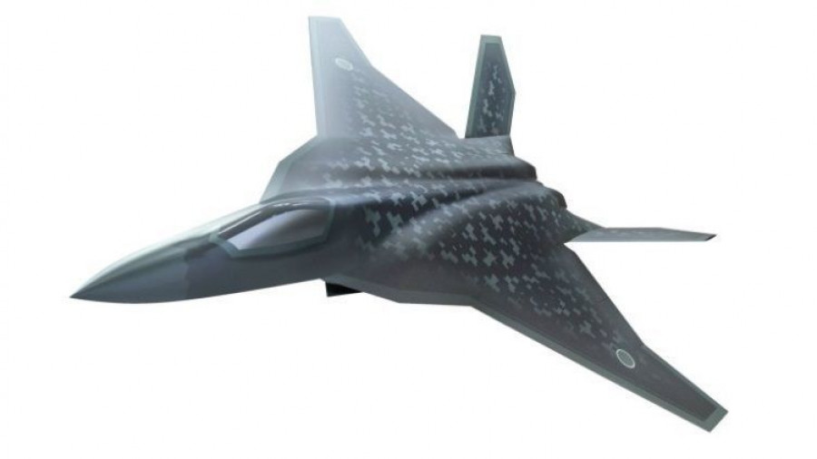Aspecto del futuro avión de combate japonés. Imagen: Ministerio de Defensa de Japón