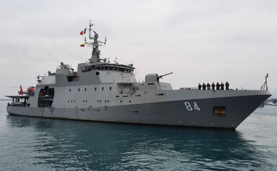 Patrullero oceánico OPV-84 Cabo Odger. Foto: Armada de Chile