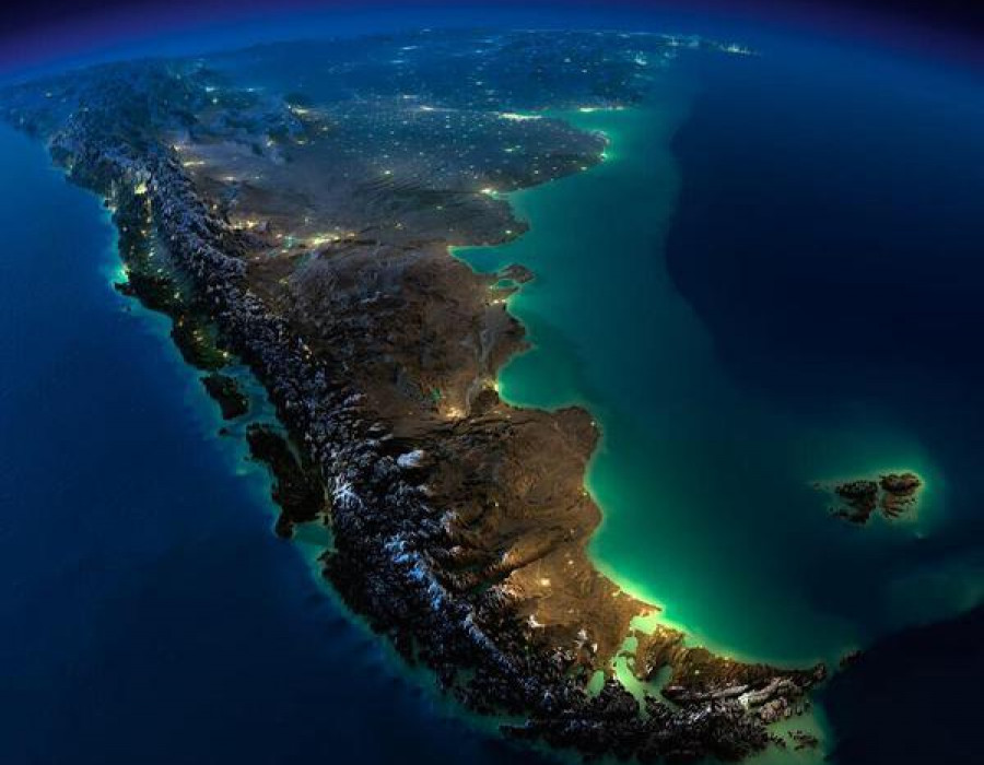 Argentina y su litoral marítimo. Foto: Ministerio de Relaciones Exteriores