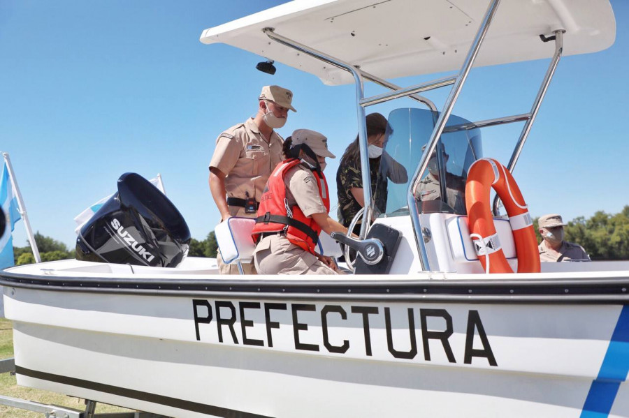 Una de las lanchas adquiridas por la Prefectura. Foto: Ministerio de Seguridad.