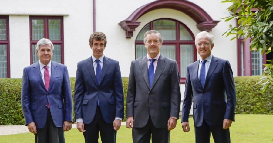 Jorge Sendagorta, Jorge Sendagorta Cudós, Andres Sendagorta y Jorge Unda de izquierda a derecha. Foto: Sener