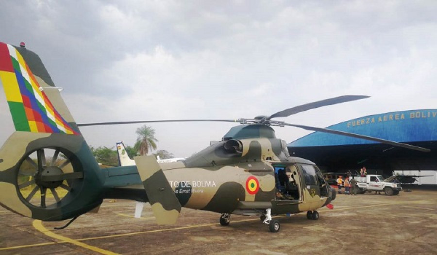 Helicóptero Harbin H425 de la Aviación del Ejército de Bolivia. Foto: Agencia Boliviana de Información
