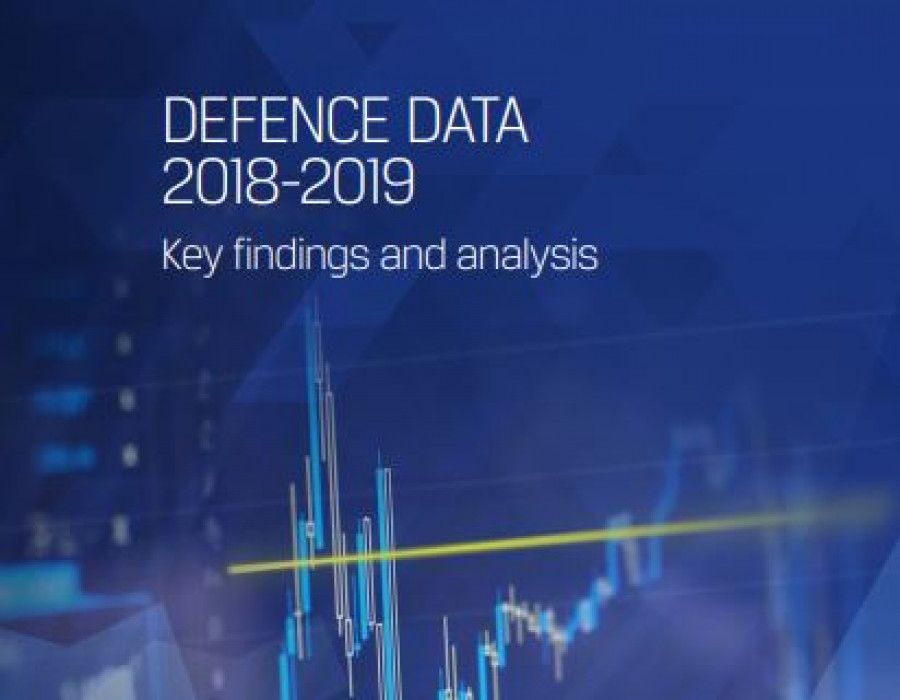 Portada del informe de la EDA sobre el gasto en defensa en 2019. Imagen: EDA