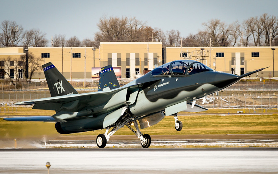 Avión entrenador de Boeing y Saab. Foto: Saab