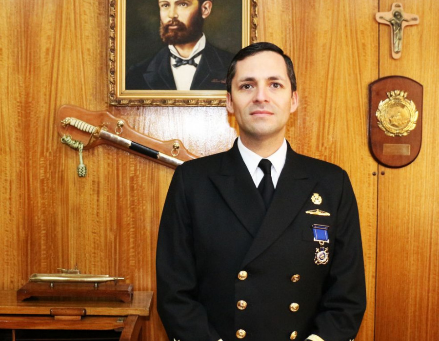 Capitán de fragata Patricio Puyol. Foto: Armada de Chile