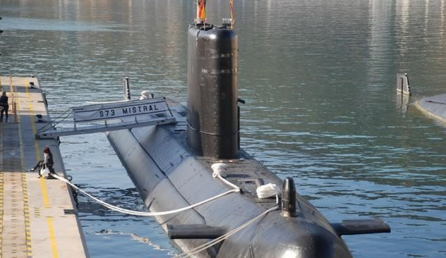 Submarino Mistral. Foto: Armada española