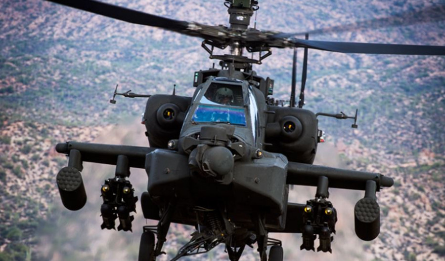 Helicóptero AH-64 Apache. Foto: Boeing