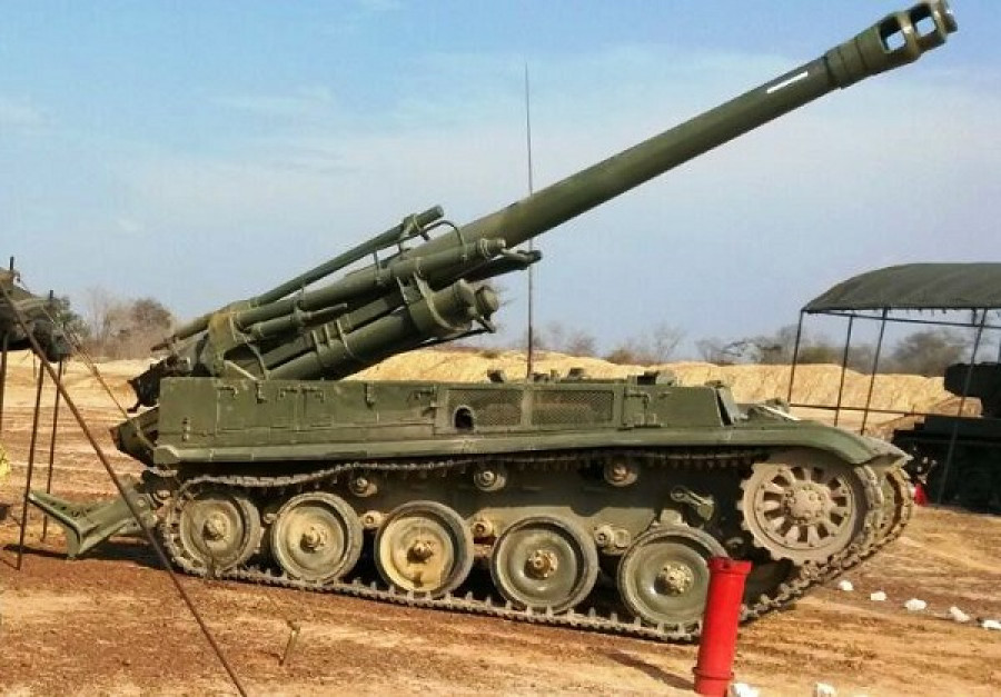 Obús autopropulsado AMX-13 Mle. F.3 de 15533 mm. Foto: Ejército de Venezuela