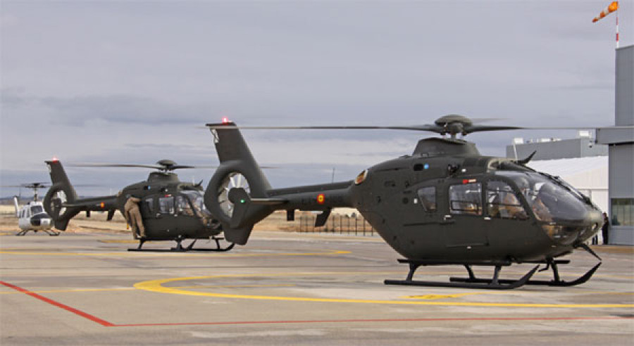 H135 de las Famet. Foto: Ejército de Tierra