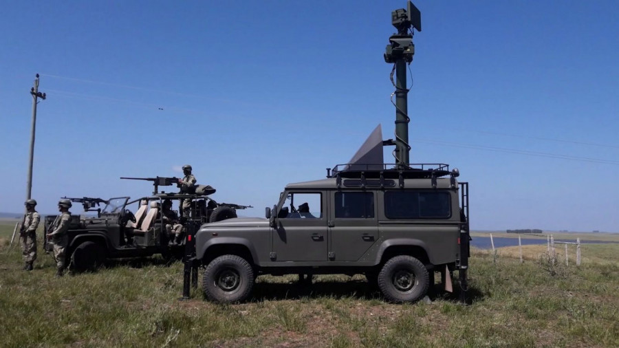 Radar ACAR del Ejército uruguayo. Foto: Ejército Nacional del Uruguay