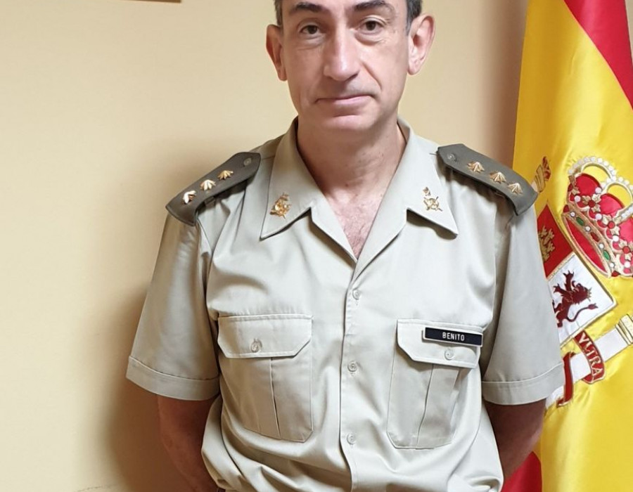 Coronel Adrián Benito Alcalá. Foto: Ministerio de Defensa