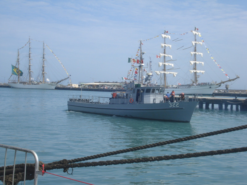 El bote recuperador de torpedos BAP San Lorenzo de la Marina de Guerra del Perú. Foto: Halcón24
