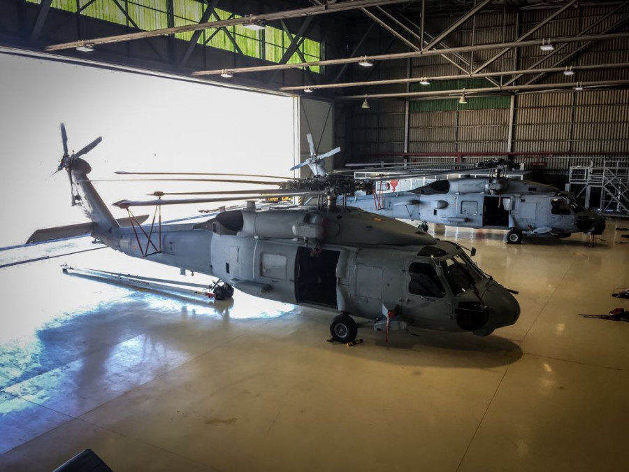 Helicóptero SH-60F. Foto: Armada española