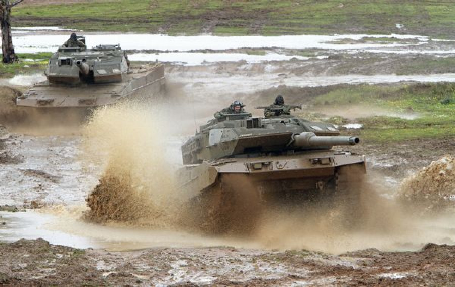 Carro de combate Leopardo. Foto: Ejército