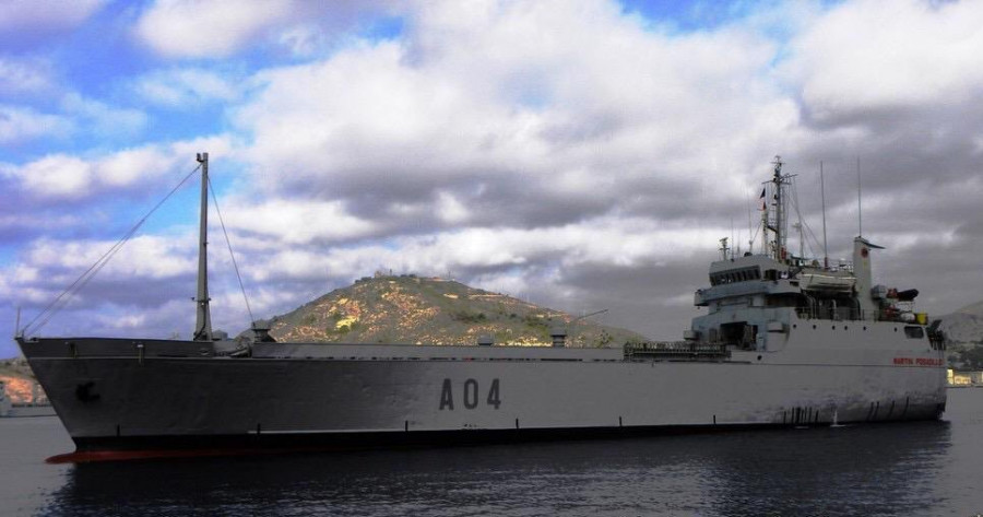 Buque Martín Posadillo. Foto: Armada española