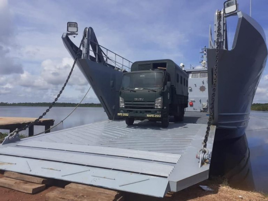 El BAL-C de la Fuerza Naval de Honduras. Foto: Secretaría de Defensa de Honduras.