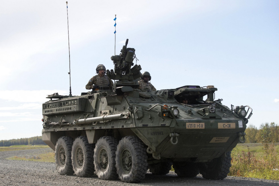 M1126 Stryker en la base Elmendorf-Richardson, Alaska. Foto: DOD