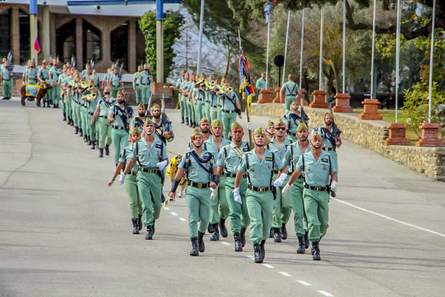 Tercio Alejandro Farnesio 4º de La Legión. Foto: Ejército de Tierra