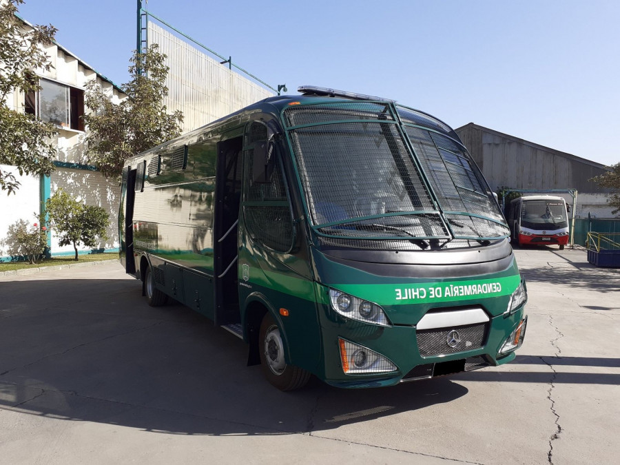 El sistema de control de flota considera 23 buses de transporte de internos. Foto: Inrecar