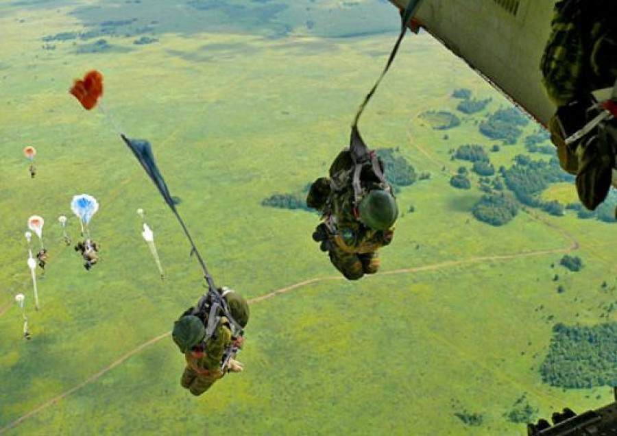 Fuerzas aerotransportadas de Rusia, país autorizado a formar la fuerza multinacional. Foto: Ministerio de Defensa de Rusia