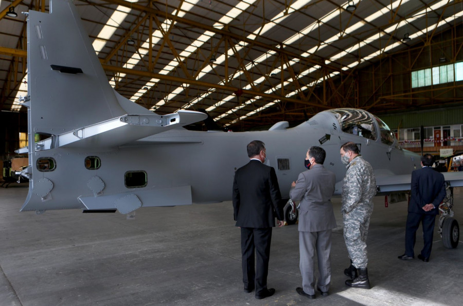 Enaer planea integrar la nanotecnología en la fabricación de aviones de instrucción. Foto: Ministerio de Defensa de Chile