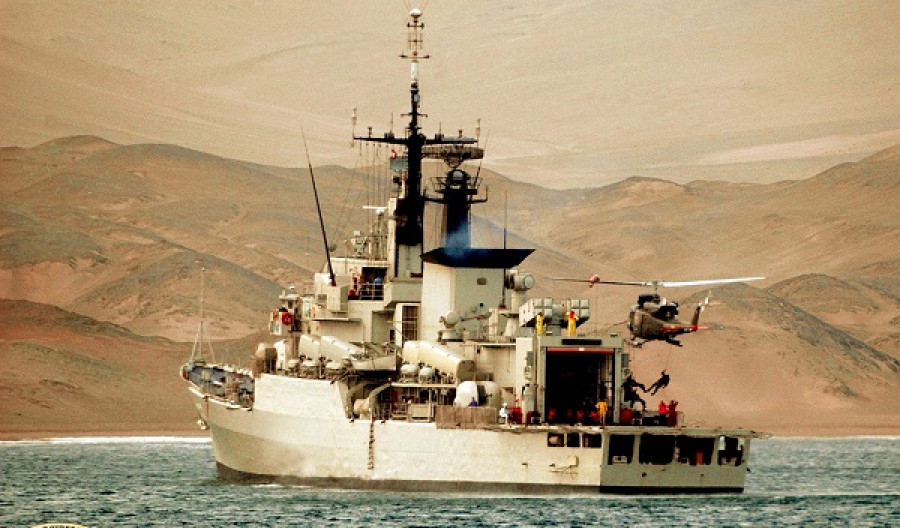 Fragata Lupo de la Armada peruana. Foto: Marina de Guerra del Perú