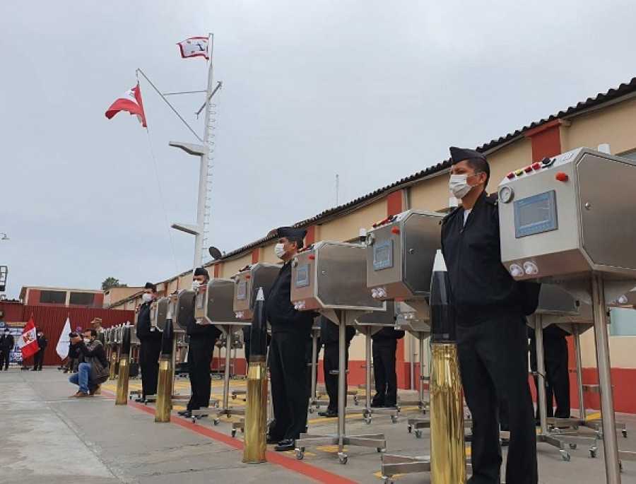Lote de 30 ventiladores mecánicos Samay entregados al Ministerio de Salud. Foto: Confiep