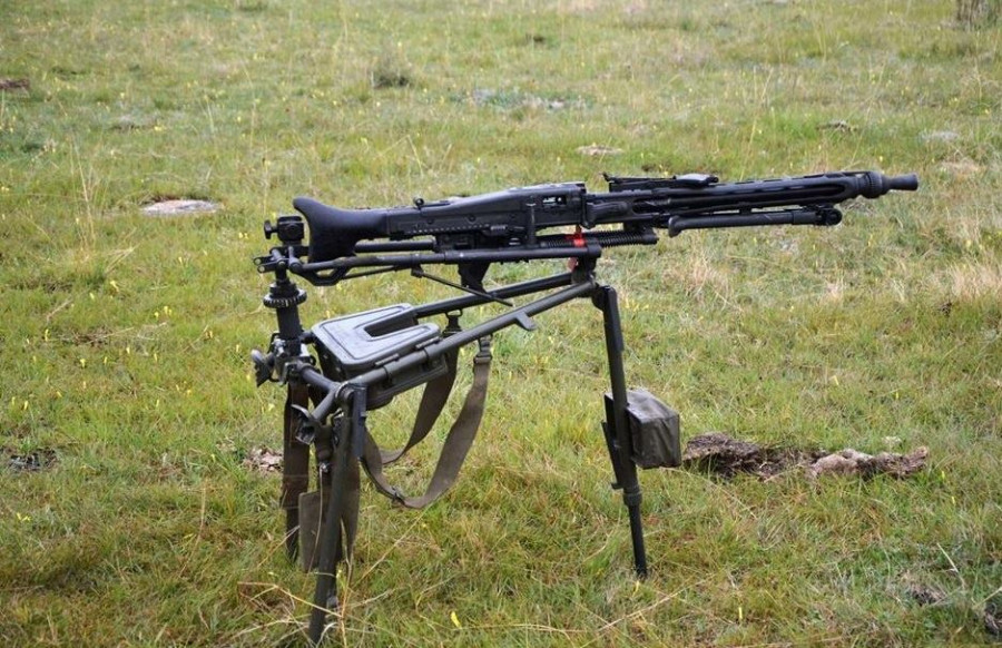 MG-3A1 del Ejército de Uruguay. Foto: ENU