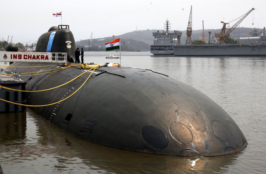 Submarino indio. Foto: Ministerio de la Defensa de la India