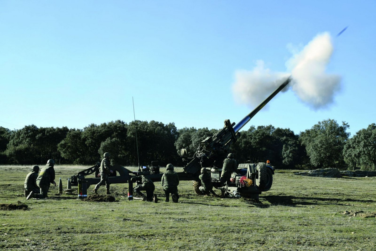 Obus SIAC 155 mm. Foto: Ejército de Tierra