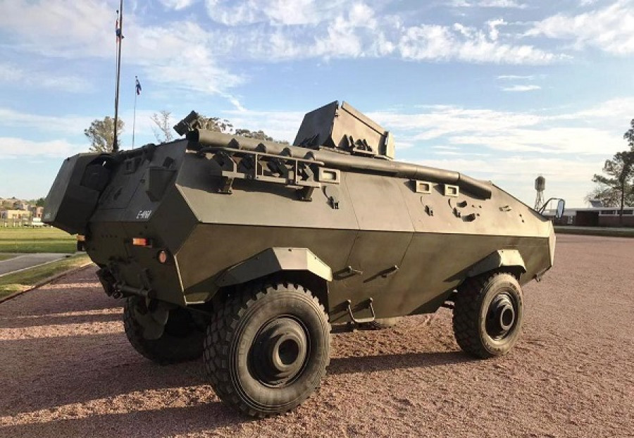 Vehículo UR-425 Condor repotenciado. Foto: Uruguaymilitaria.com