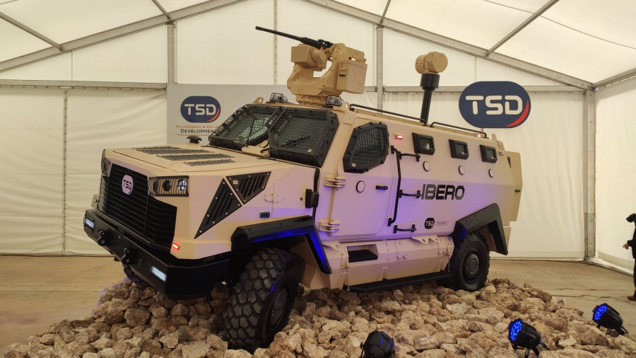 Vehículo táctico Ibero SMV20. Foto: B. CarrascoInfodefensa.com