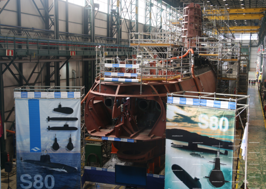 Casco del submarino S-81 Isaac Peral. Foto: G. Soriano ForteInfodefensa.com