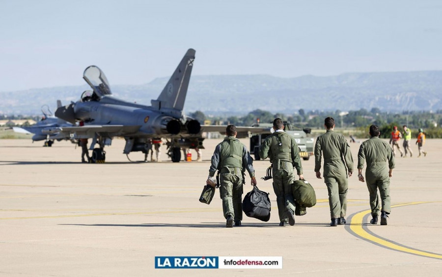 Pilotos del Ejército del Aire durante un ejercicio. Foto: Ejército del Aire