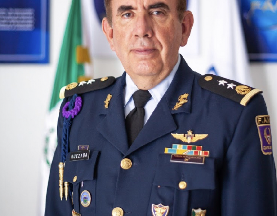 El presidente de Famex, general Rodolfo Rodríguez Quezada. Foto: Famex