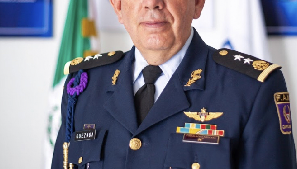 El presidente de Famex, general Rodolfo Rodríguez Quezada. Foto: Famex