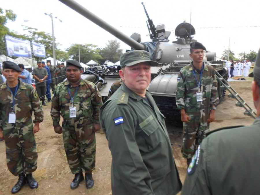 General Julio Avilés, sancionado por Estados Unidos. Foto: Ejército de Nicaragua