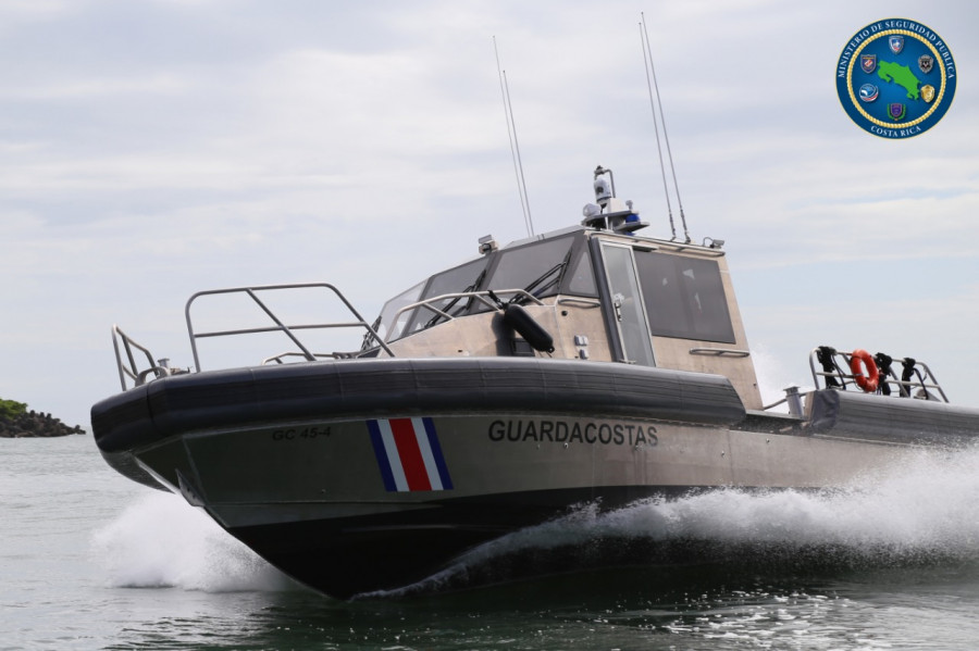Patrullero Defiant 45 recibido por el Guardacostas costarricense. Foto: Ministerio de Seguridad de Costa Rica