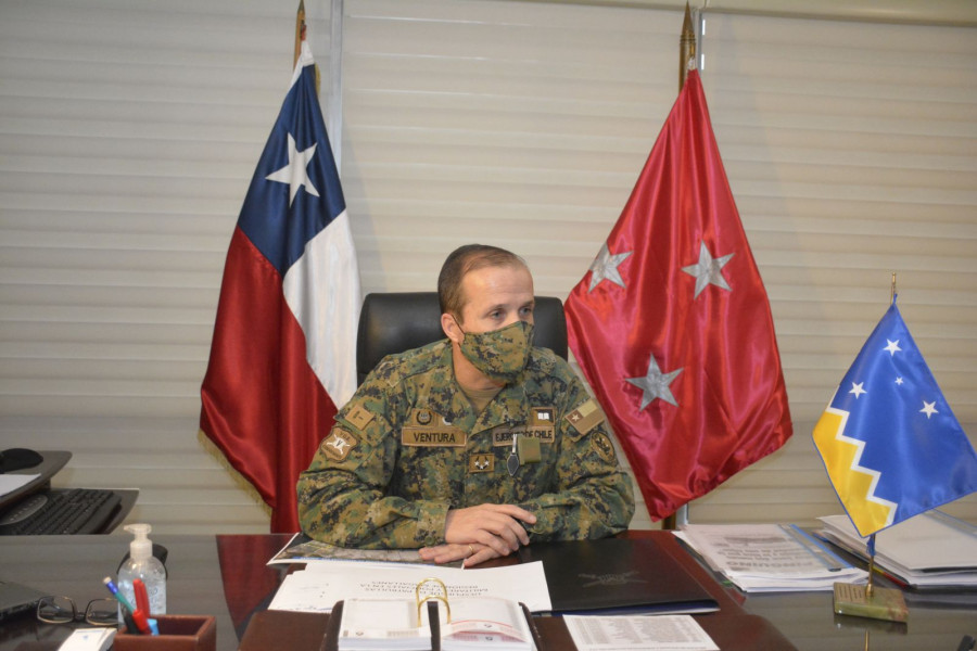 General de División Rodrigo Ventura Sancho, Jefe de la Defensa Nacional en Magallanes. Foto: Comando Conjunto Austral