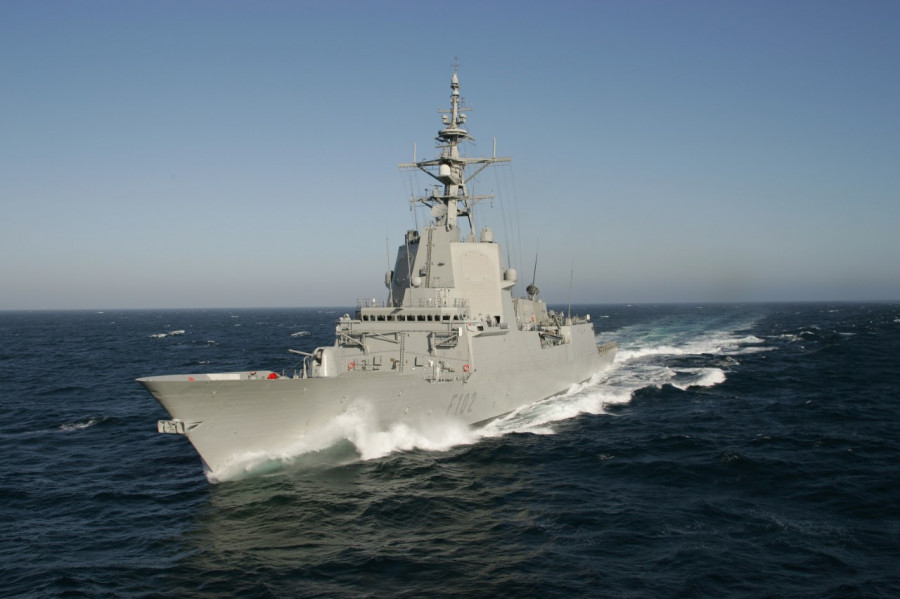 Fragata Almirante Juan de Borbón. Foto: Armada española