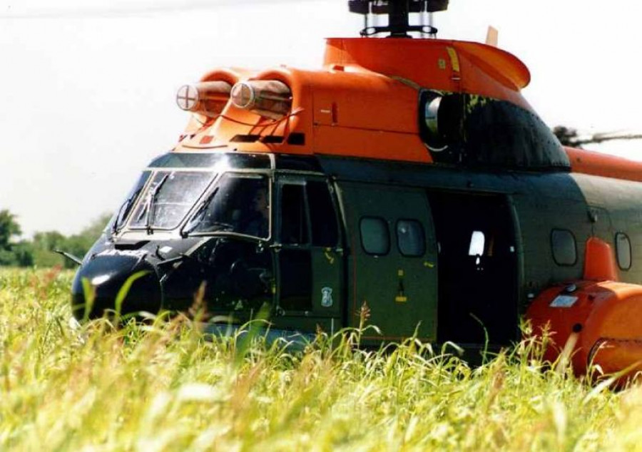 AS332 Super Puma del Ejército Argentino. Foto: Comado de Aviación de Ejército.