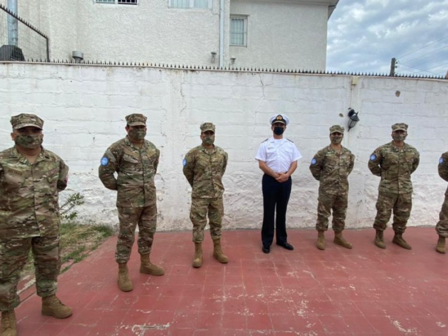 Los efectivos permanecerán seis meses en la isla del Mediterráneo Oriental. Foto: Armada de Chile