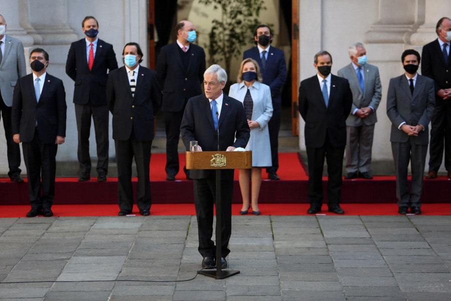 Ceremonia de cambio de gabinete de la República de Chile. Foto: Ministerio del Interior