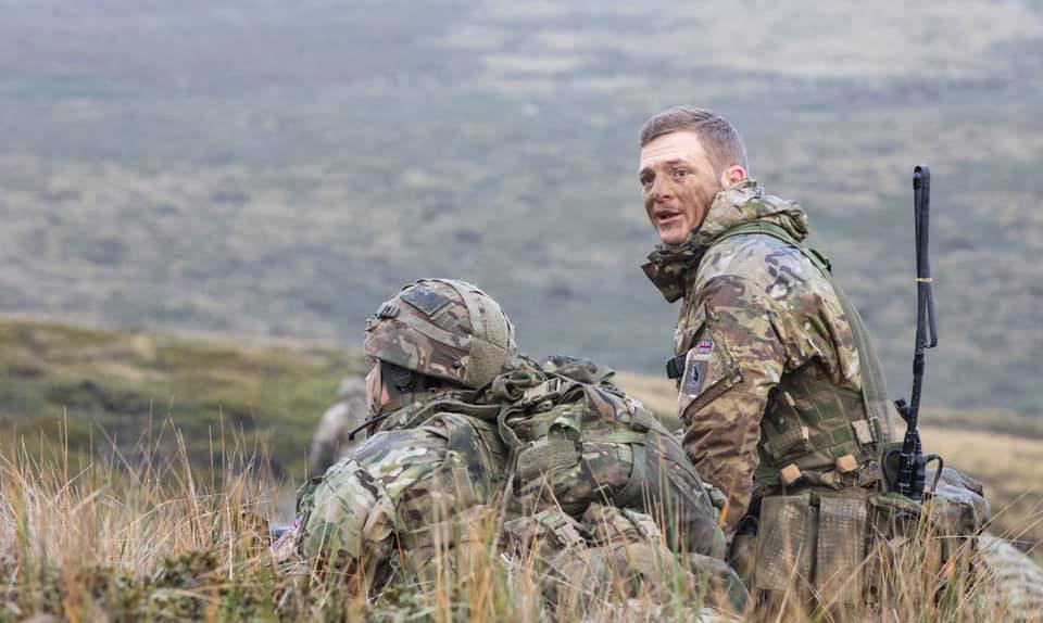 Los ejercicios británicos en las Islas Malvinas. Foto: Kat Galloway & Janet Jaffray.
