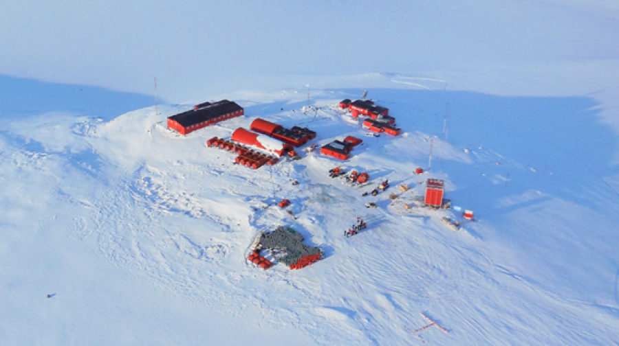Base Belgrano de Argentina en la Antártida. Foto: Ministerio de Defensa
