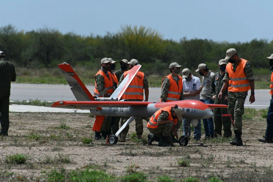 El Aukán UX-13. Foto: Fuerza Aérea Argentina