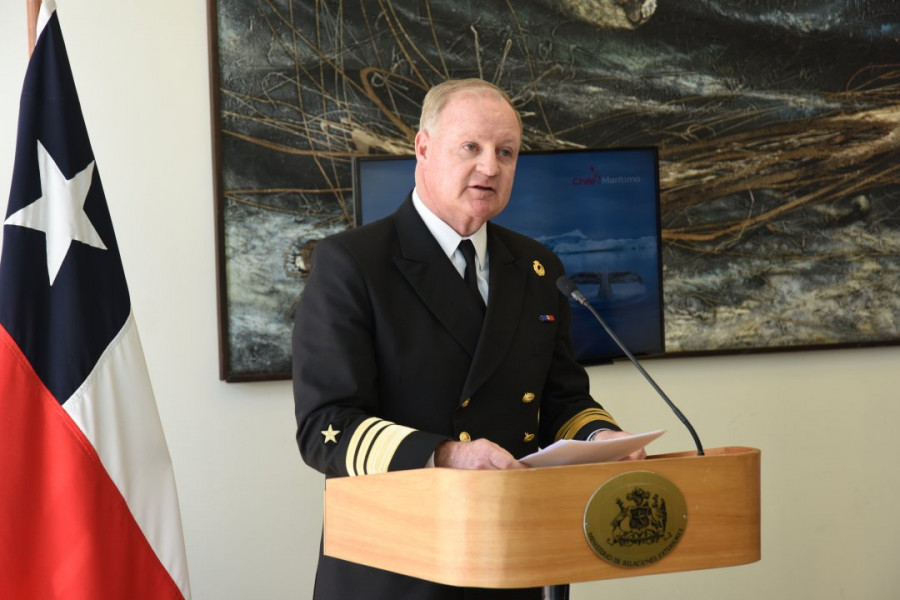 Vicealmirante Ignacio Mardones. Foto: Armada de Chile