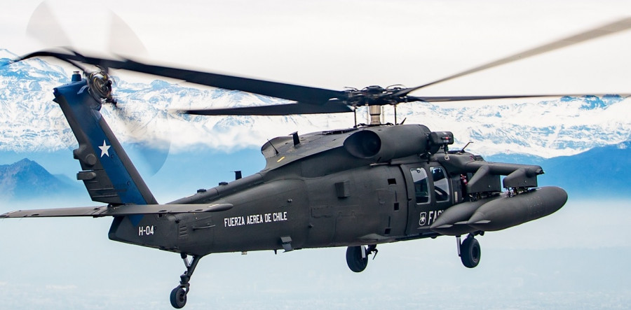 Sikosrky MH-60M Black Hawk del Grupo de Aviación N° 9 de la FACh. Foto: Paulo Morales  Vortexx