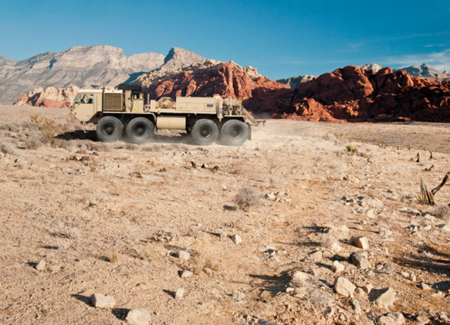 Viatura blindada de socorro M984A4. Foto: Oshkosh Defense